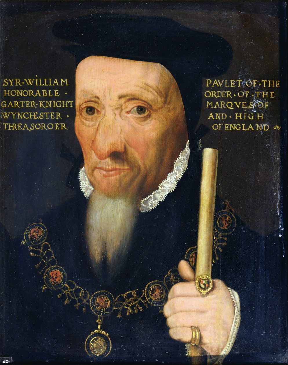 Sir William Paulet (1474/5-1572) Winchester 1. márquess (olaj a panelen) alkotó: English School