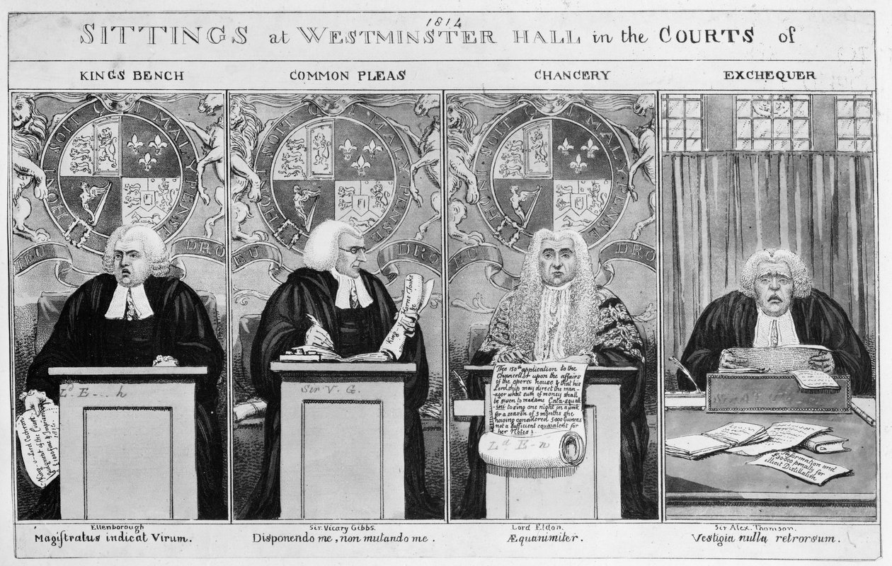 Ülések a Westminster Hall bíróságain alkotó: English School