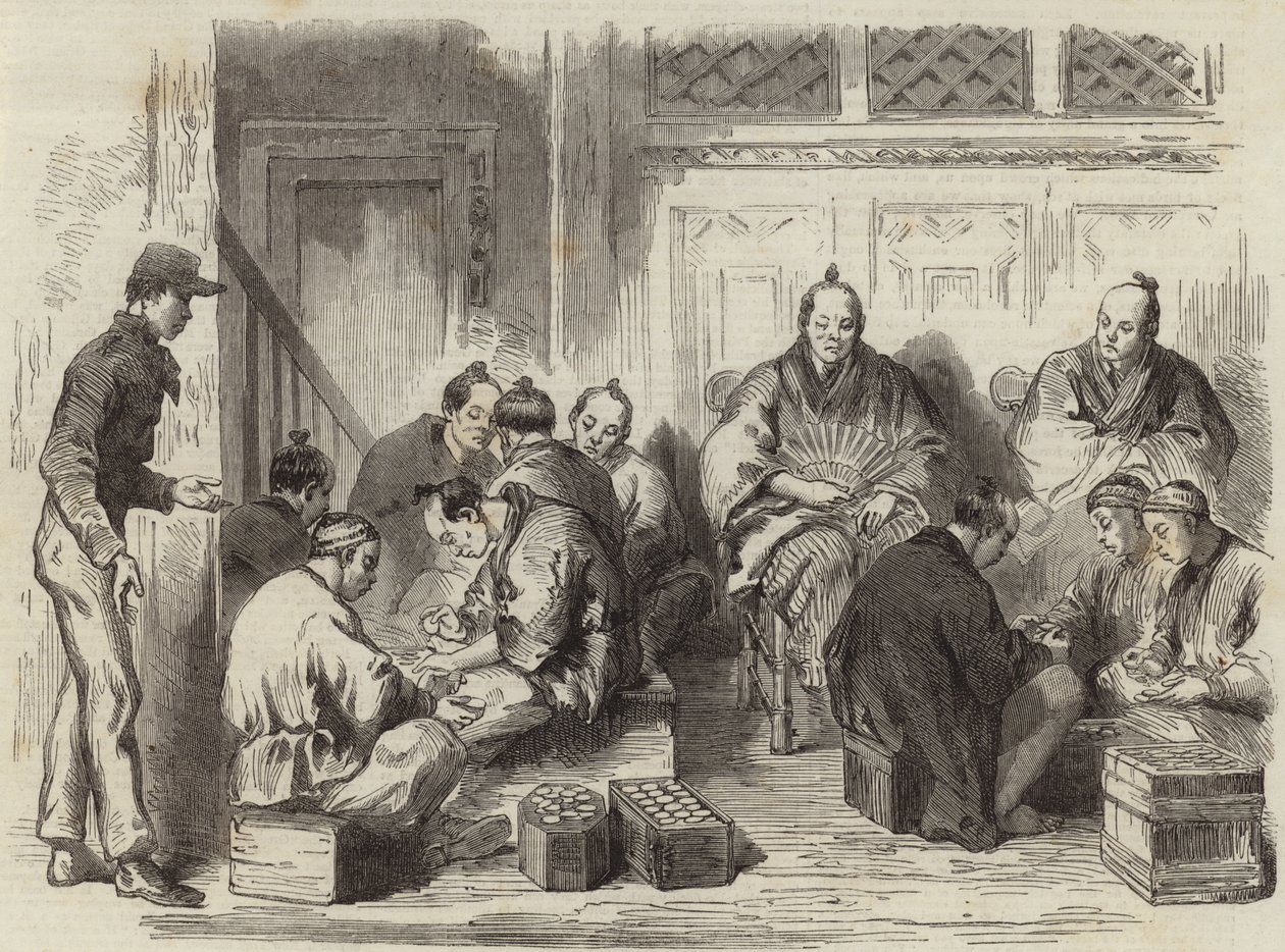 Vázlatok Japánban (metszet) alkotó: English School