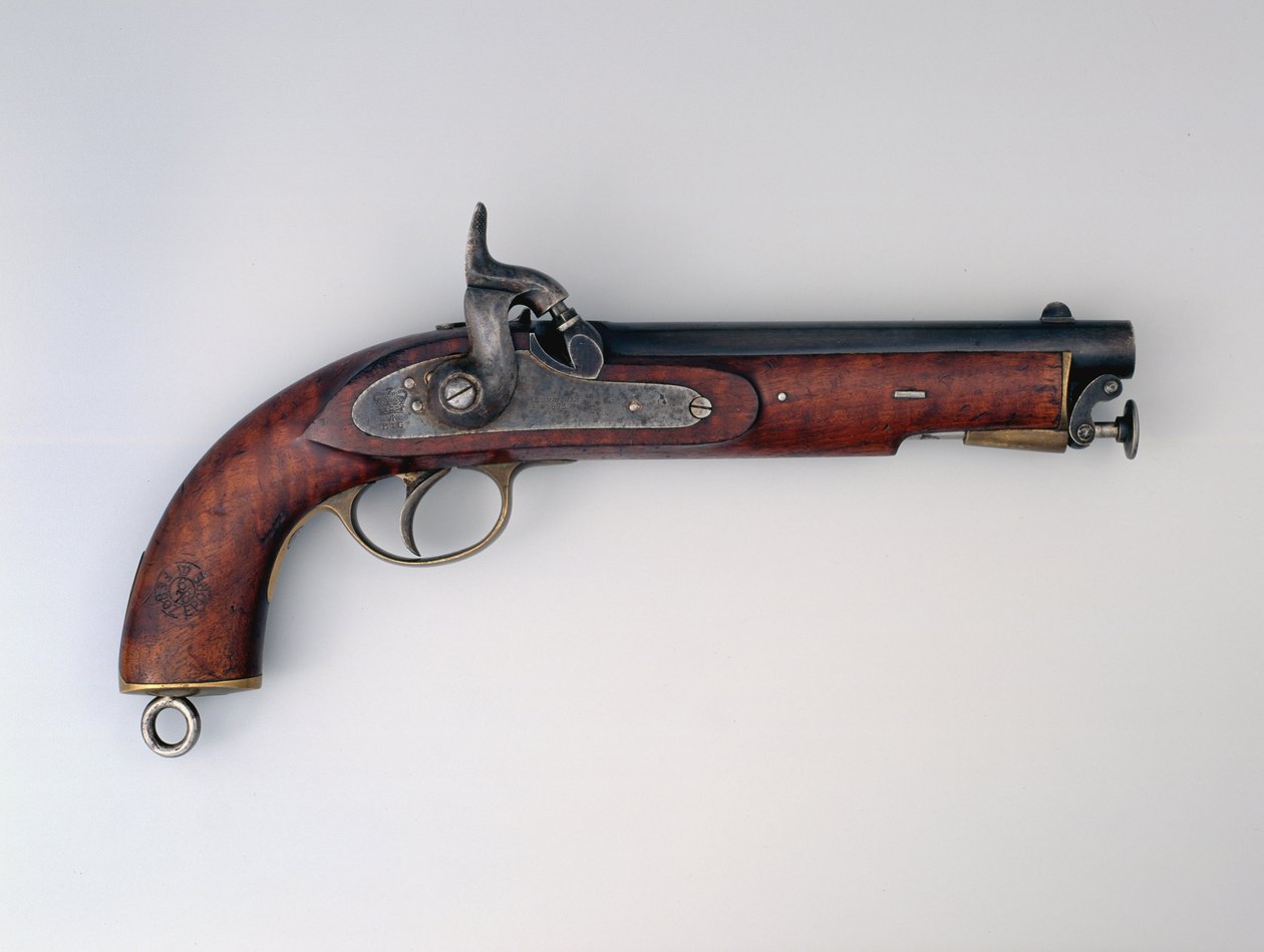 Smoothbore .656 ütős pisztolyban, 1873 alkotó: English School