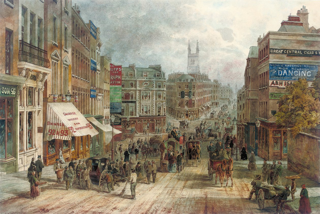 Snow Hill, Holborn, London alkotó: English School