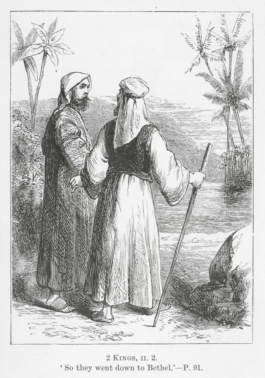 "És lementek Bételbe" (metszet) alkotó: English School