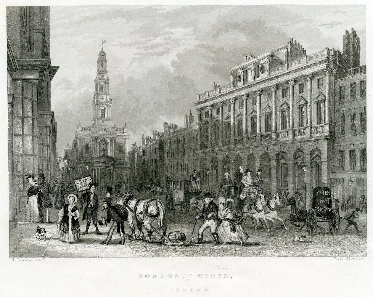 Somerset House, Strand alkotó: English School