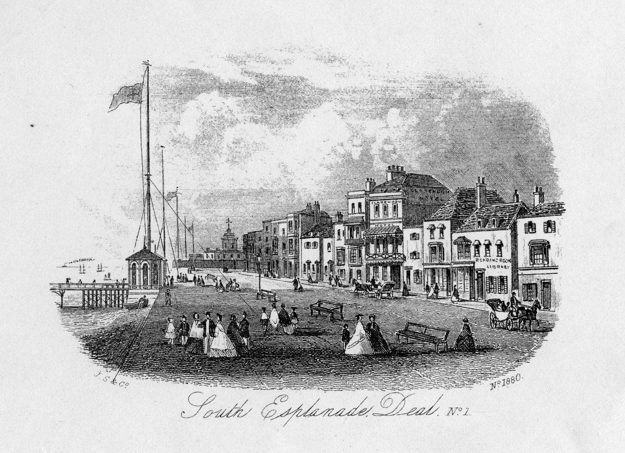 South Esplanade, Deal (metszet) alkotó: English School