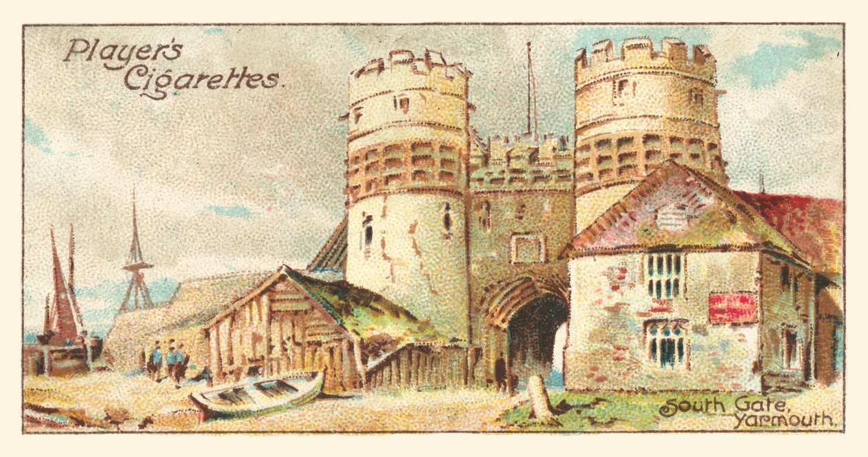 South Gate, Yarmouth (chromolitho) alkotó: English School