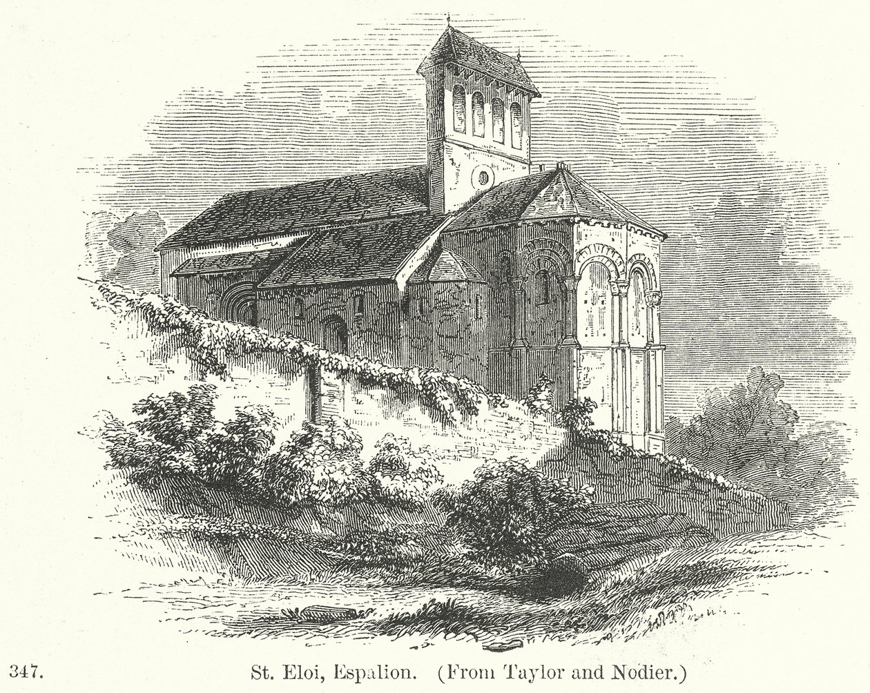 Szent Eloi, Espalion (metszet) alkotó: English School