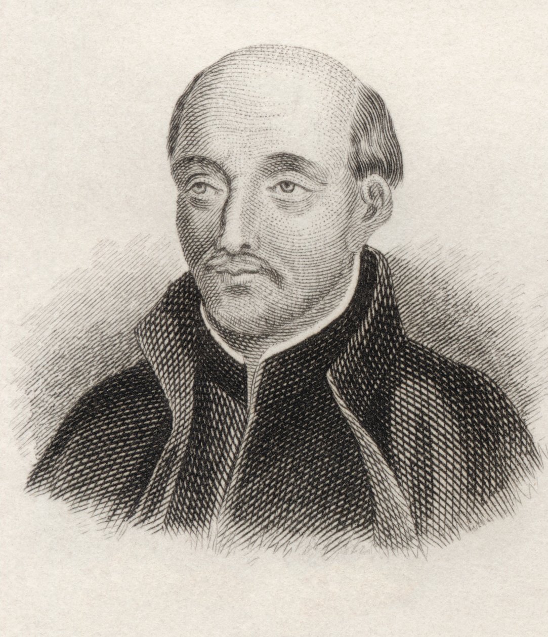 Loyolai Szent Ignác, az 1825-ben megjelent „Crabbes Historical Dictionary” c. alkotó: English School
