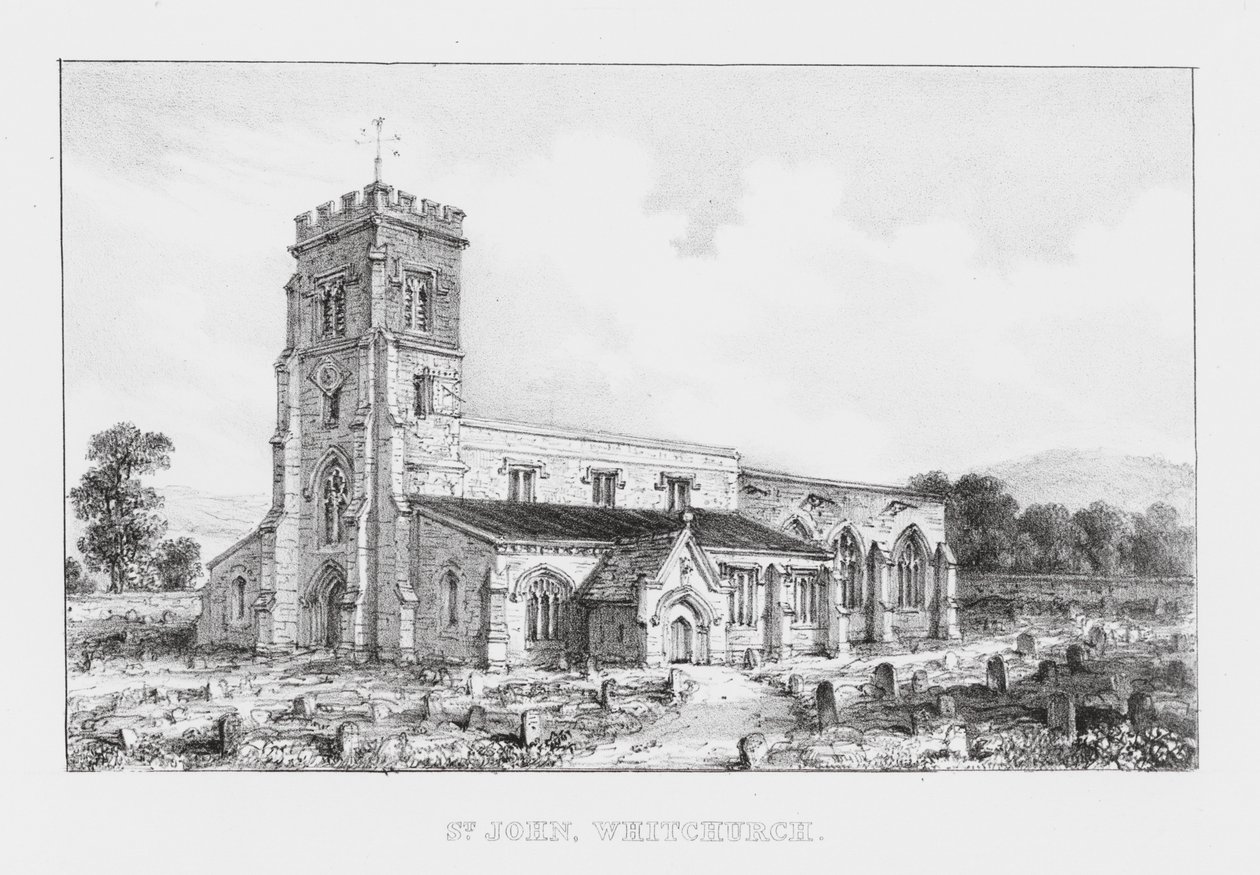 Szent János, Whitchurch (metszet) alkotó: English School