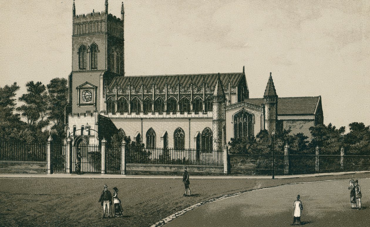 Szent Margit templom, Ipswich (litográfia) alkotó: English School