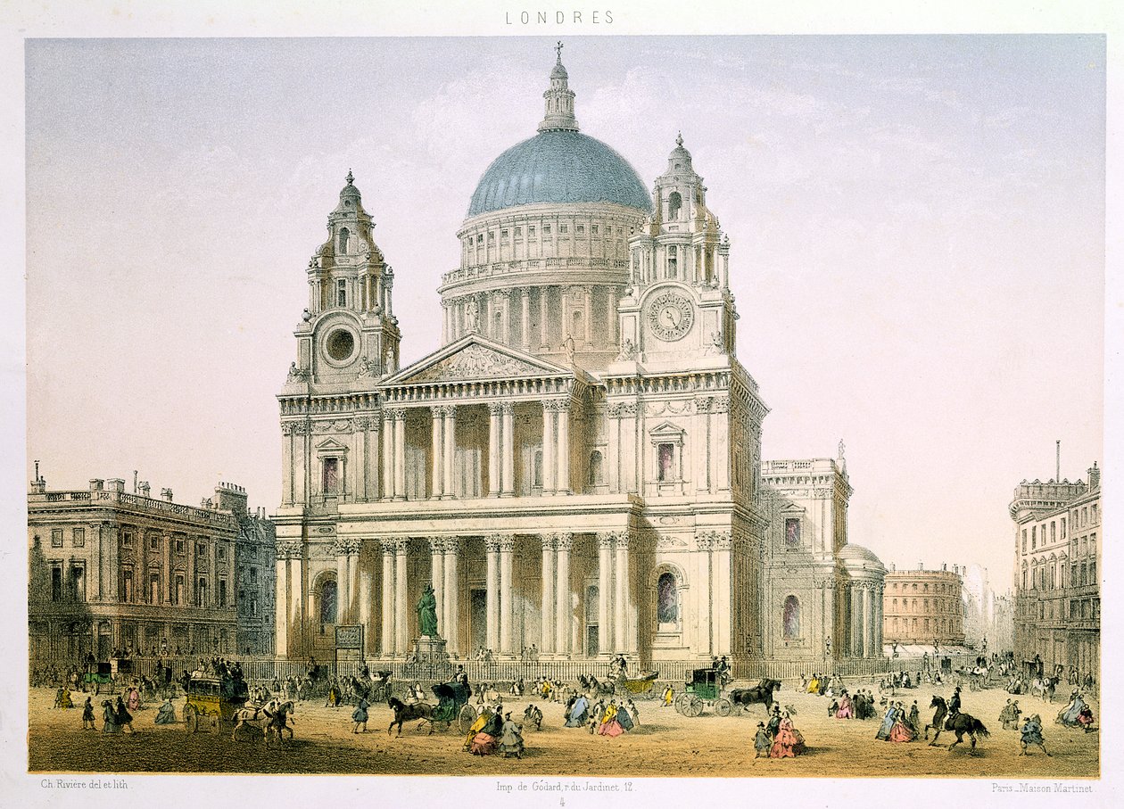 C. Riviere Szent Pál-székesegyháza, 1855 alkotó: English School