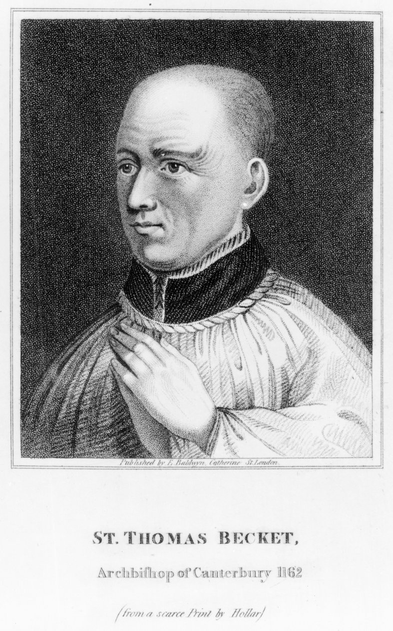 St. Thomas Becket, Hollar nyomata után alkotó: English School