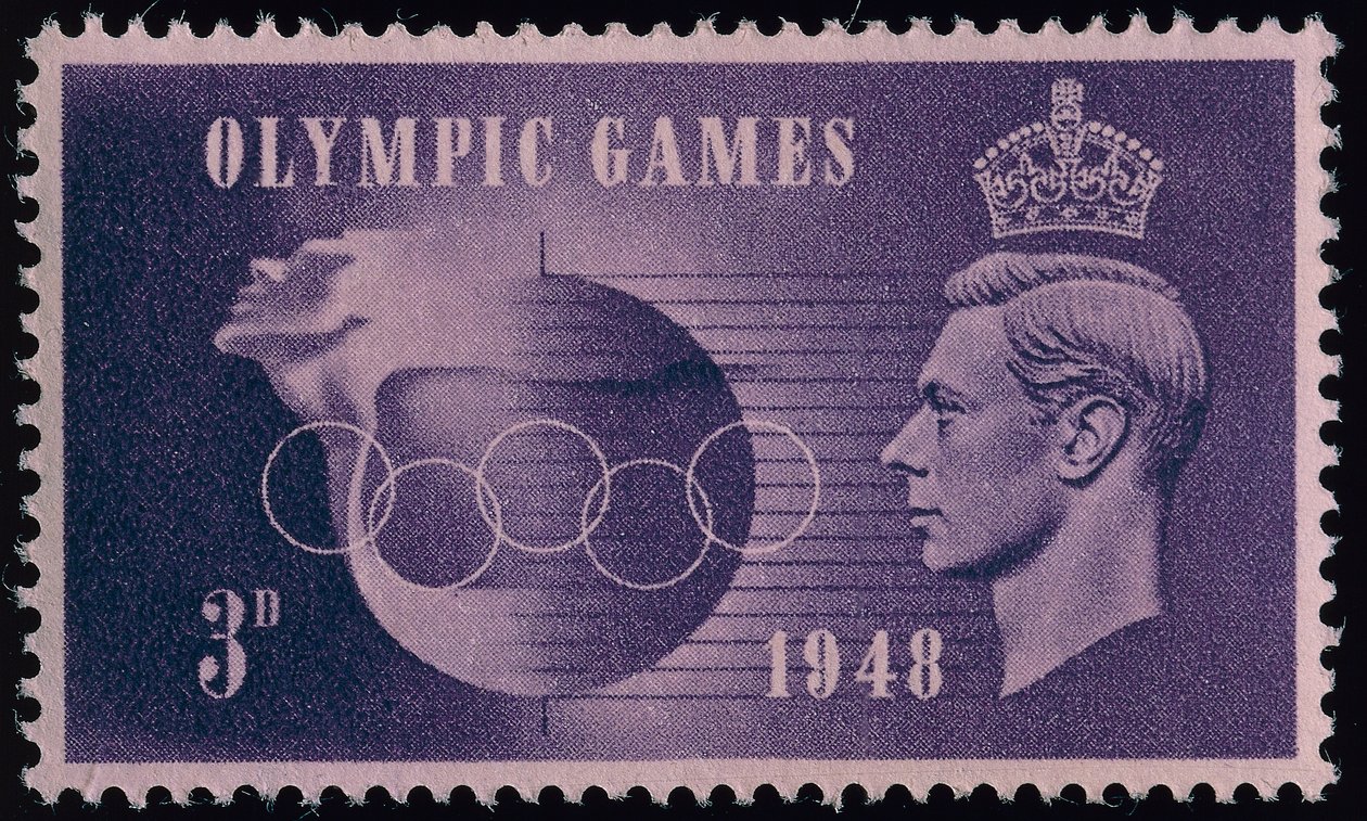 Bélyeg az 1948-as londoni olimpia emlékére alkotó: English School