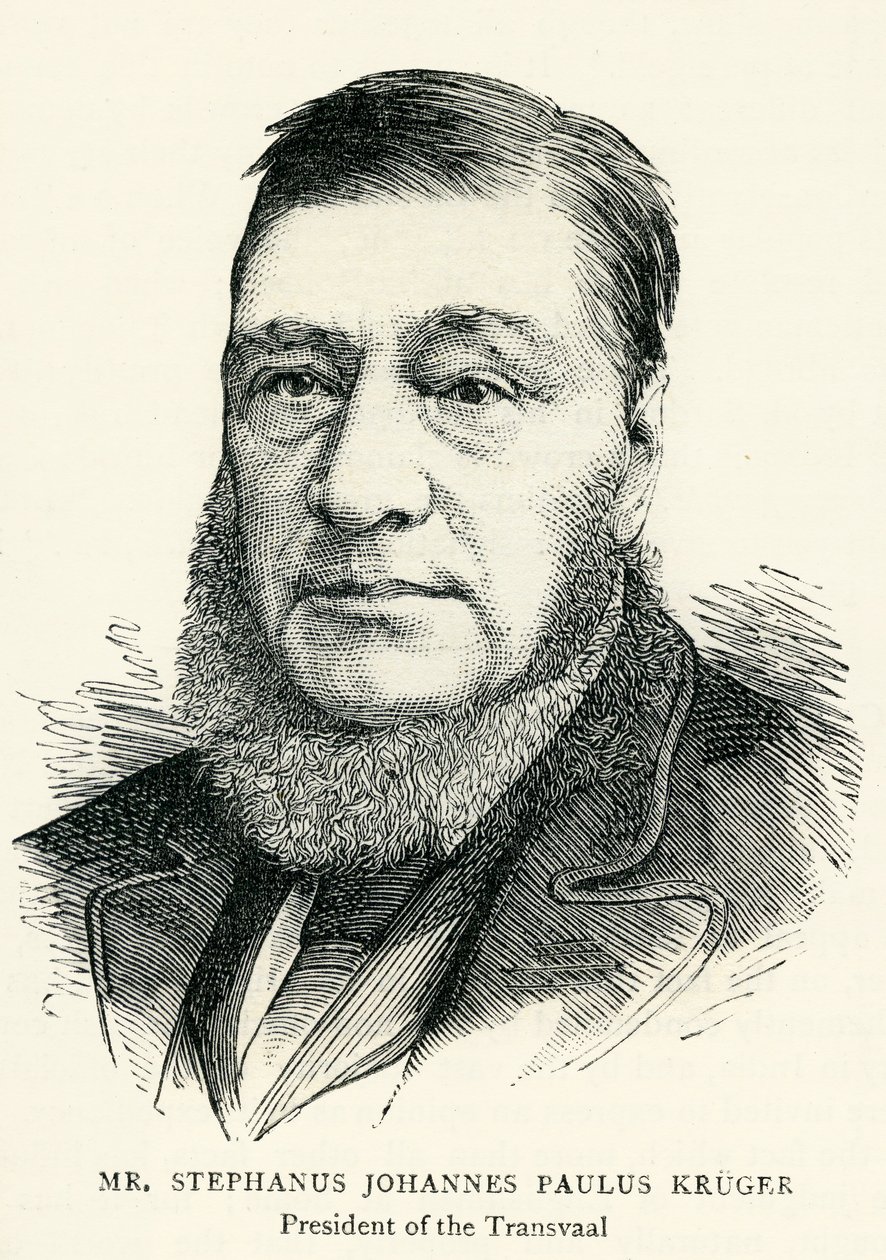 Stephanus Johannes Paulus Kruger (1825-1904) Illusztráció a grafikához alkotó: English School