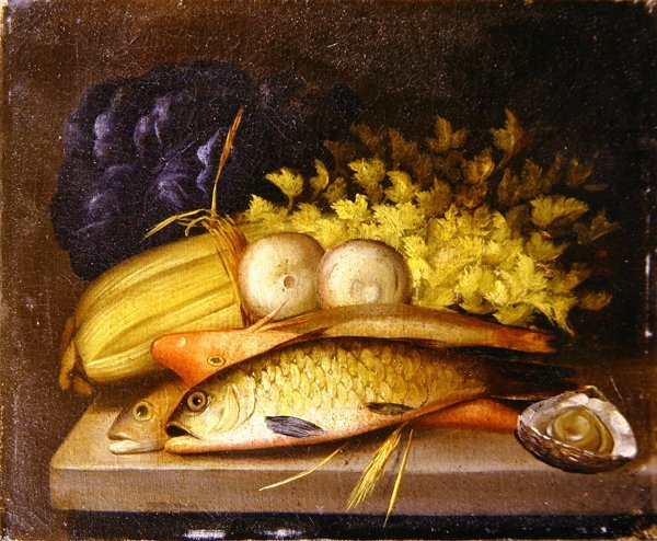 Halcsendélet, 1840 körül (olaj, vászon) alkotó: English School