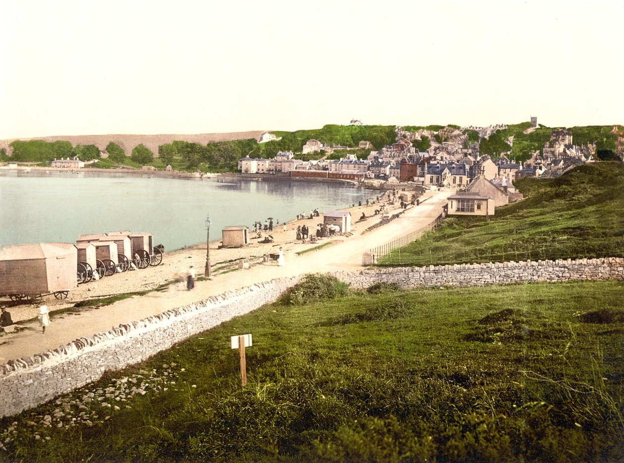 Swanage (kézzel színezett fotó) alkotó: English School