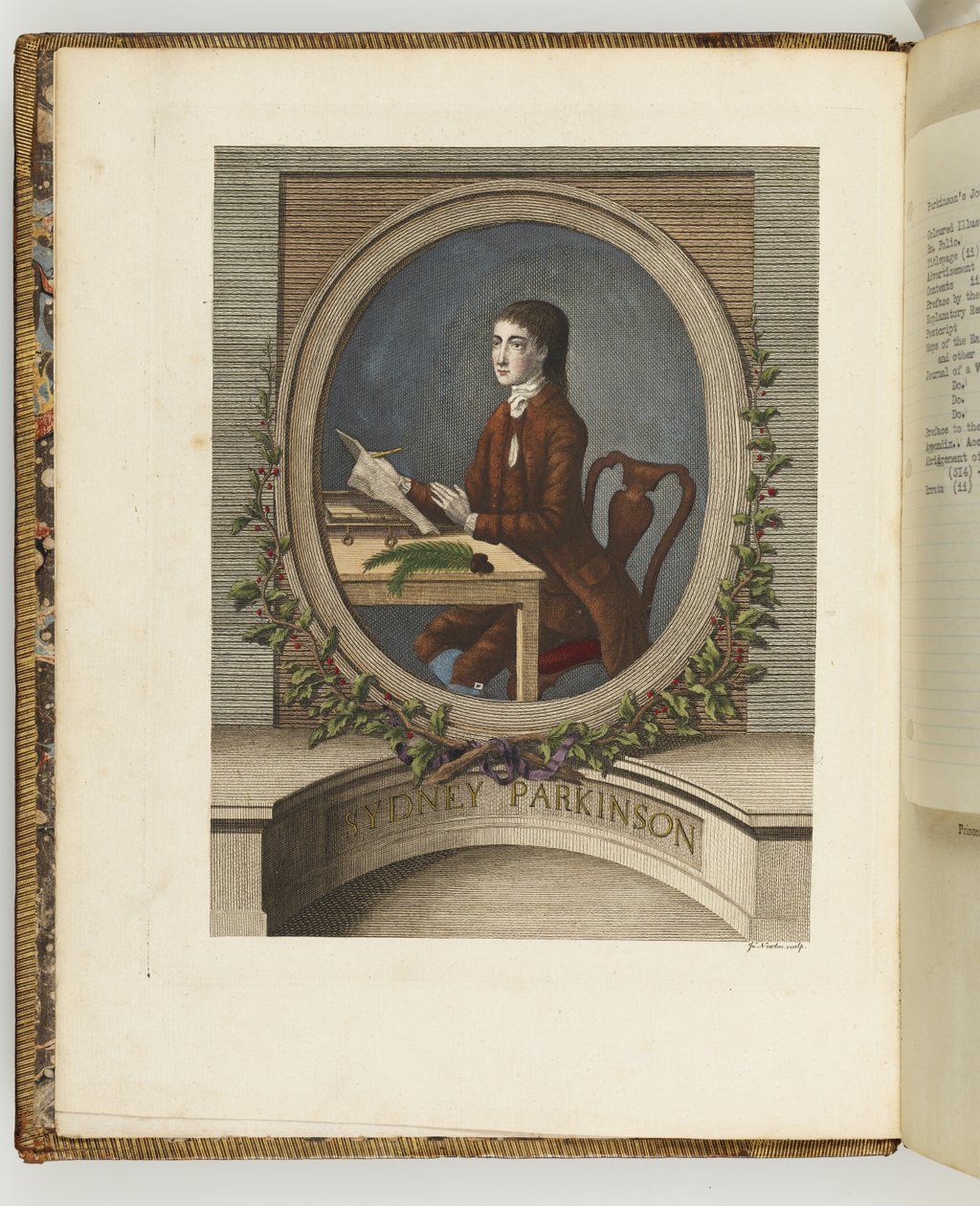 Sydney Parkinson, illusztráció a „Déli-tengeri utazás naplója: Őfelsége hajóján, az Endeavourban” alkotó: English School
