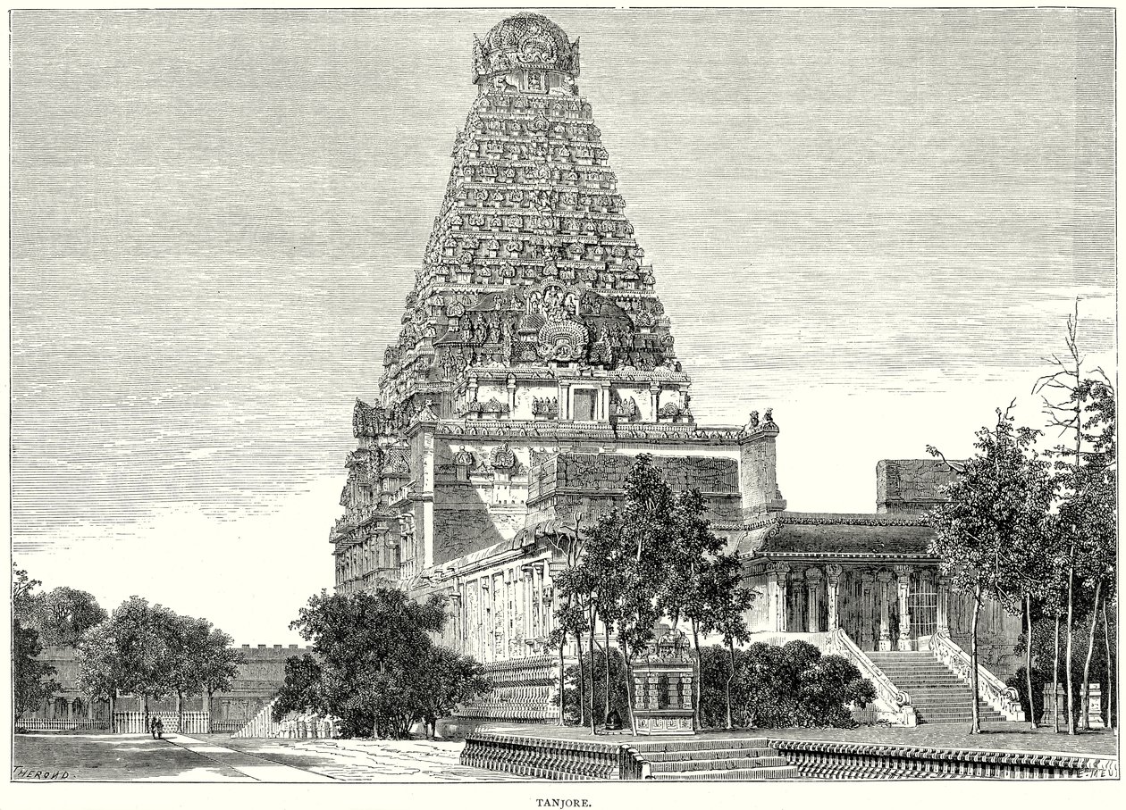 Tanjore (metszet) alkotó: English School