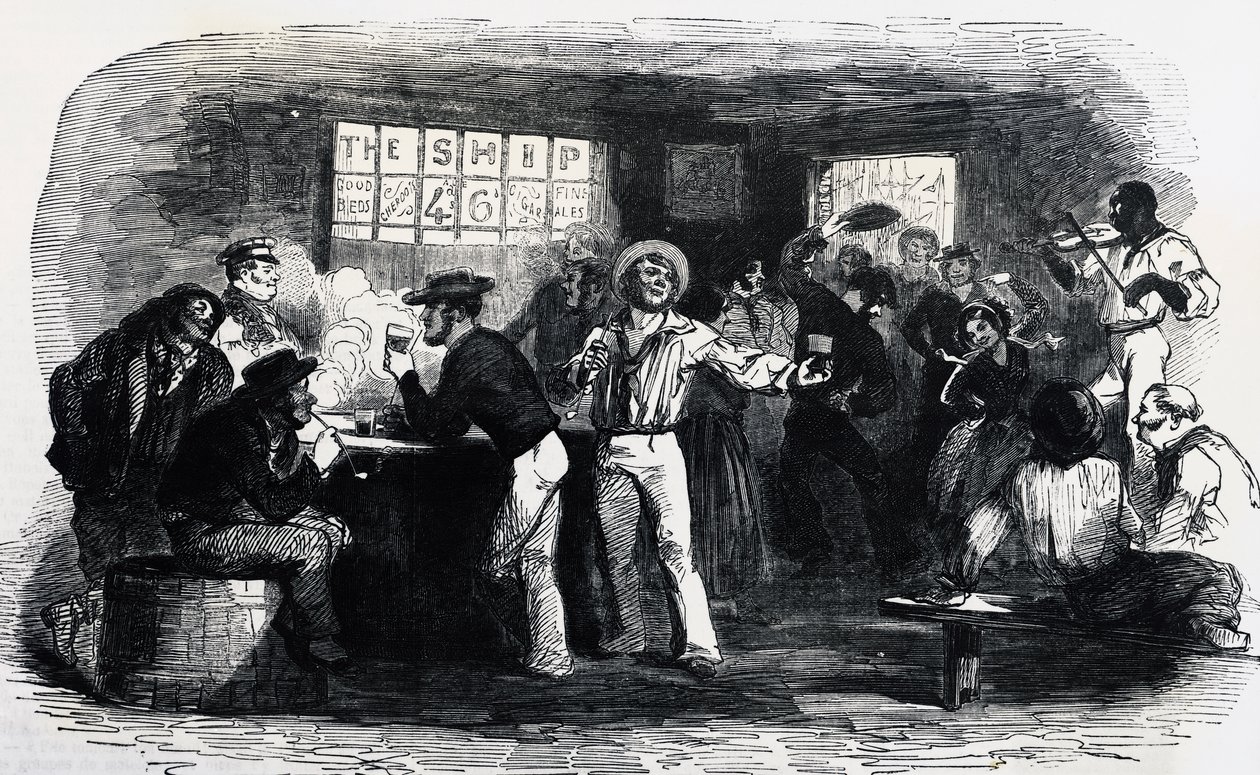 Matrózok által látogatott taverna alkotó: English School