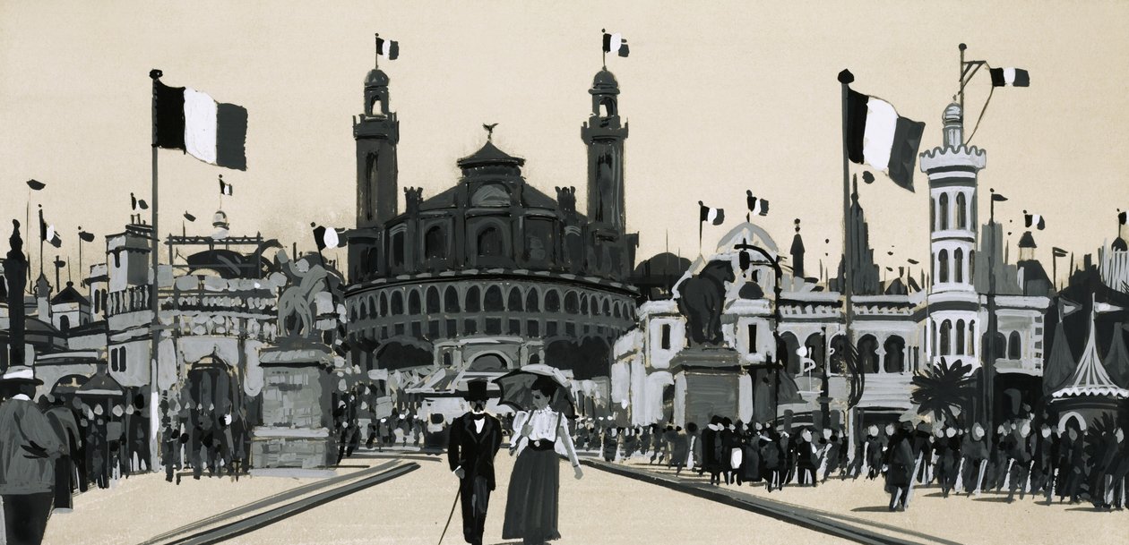 Az 1900-ban Párizsban megrendezett nemzetközi kiállítás algériai szekciója alkotó: English School