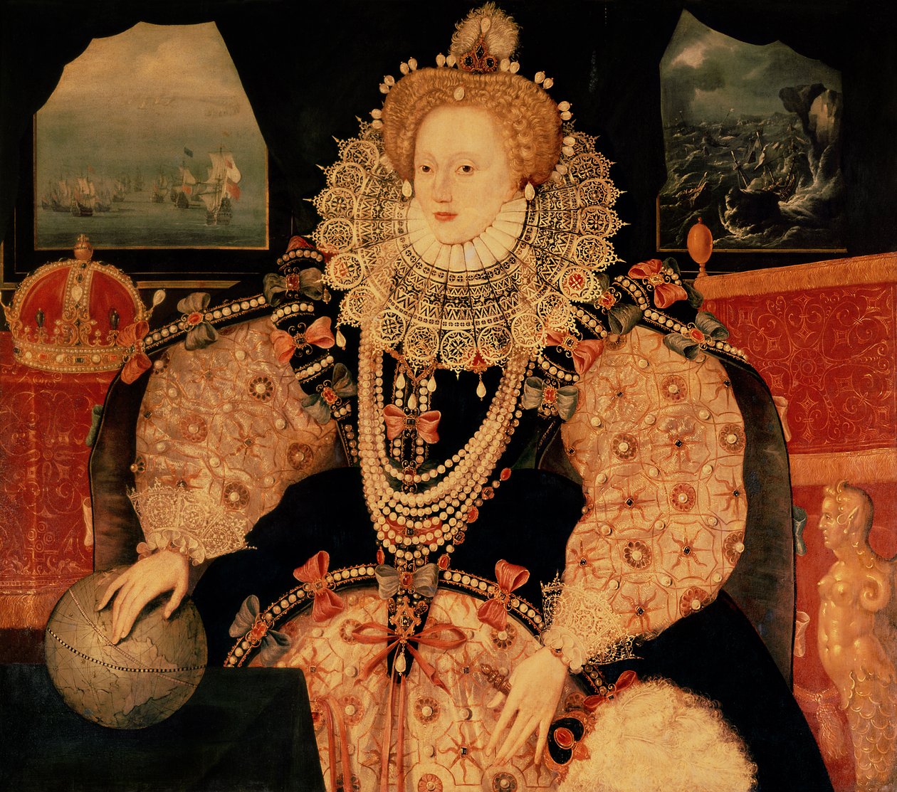 I. Erzsébet királynő Armada-portréja, 1590 körül alkotó: English School