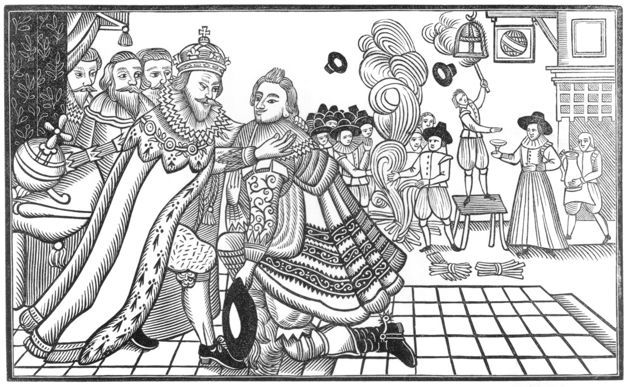 Károly (1600-49) walesi herceg őfelsége a spanyol udvarba érkezése, 1623 alkotó: English School