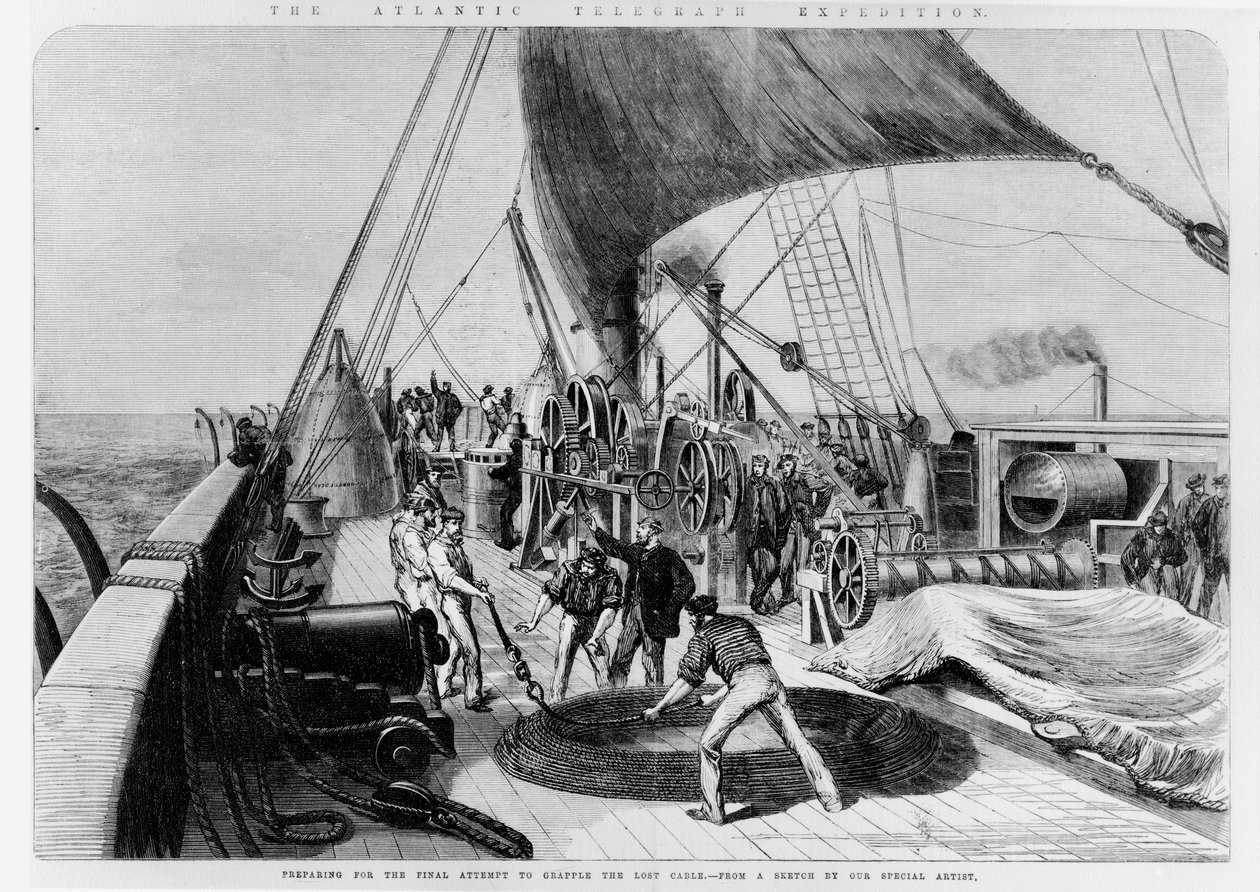 Az Atlantic Telegraph Expedition, az utolsó kísérlet az elveszett kábel megküzdésére alkotó: English School