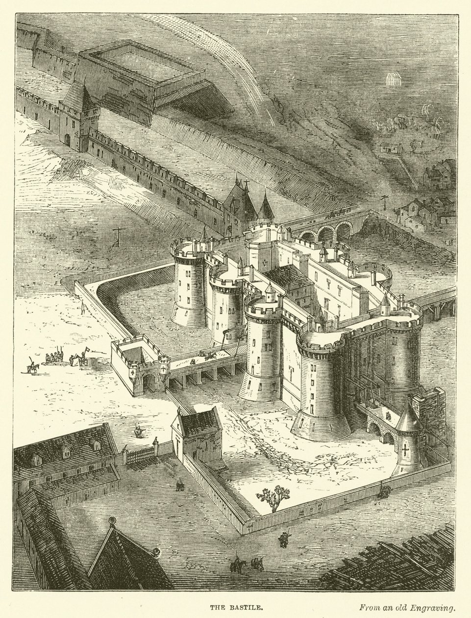 A bástya (metszet) alkotó: English School