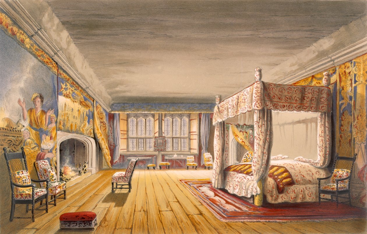 A legjobb hálószoba, Cotehele ház, 1830-40 körül alkotó: English School