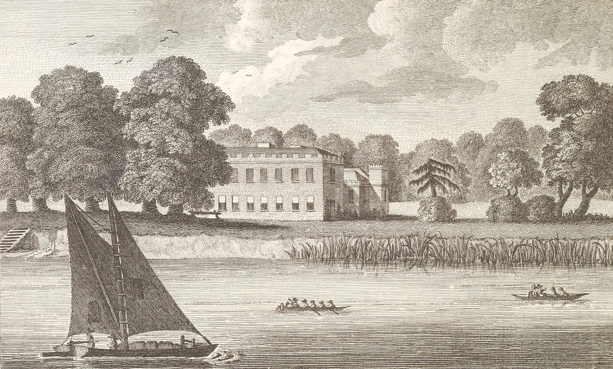 A londoni fulhami palota püspöke, vésette Taylor, 1788 alkotó: English School