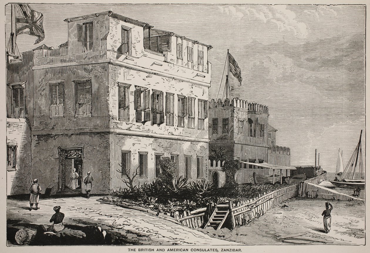A brit és amerikai konzulátus, Zanzibár alkotó: English School
