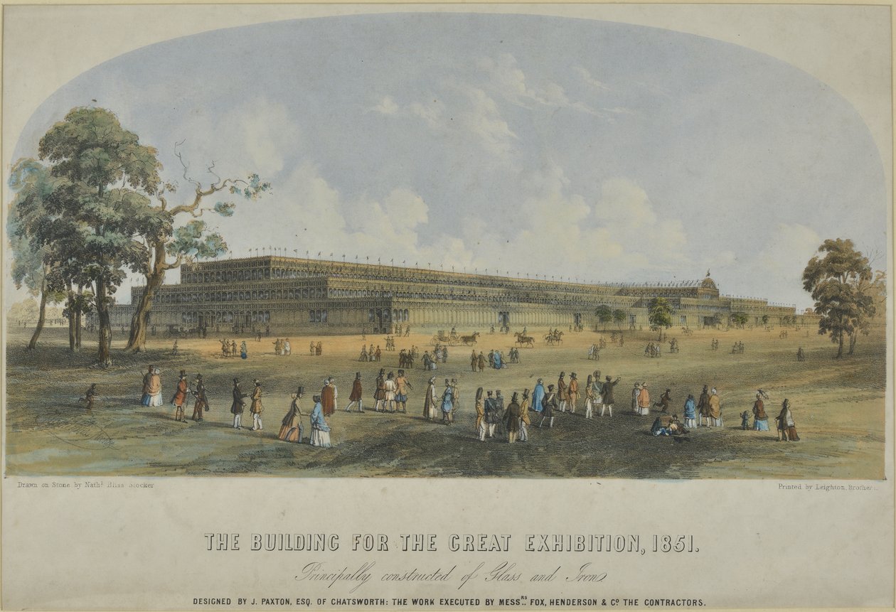 The Building for the Great Exhibition alkotó: English School