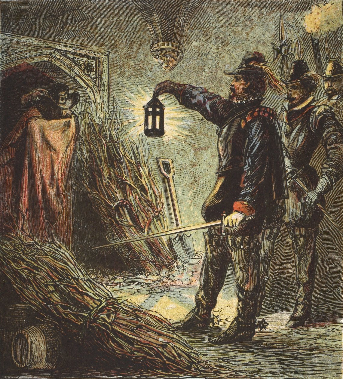 Guy Fawkes elfogása, pub. 1890 alkotó: English School
