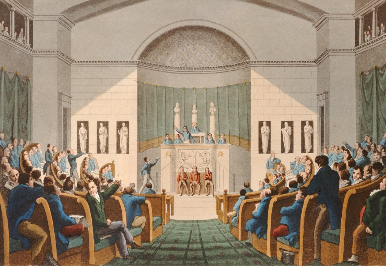 A Képviselőház, 1820 körül alkotó: English School