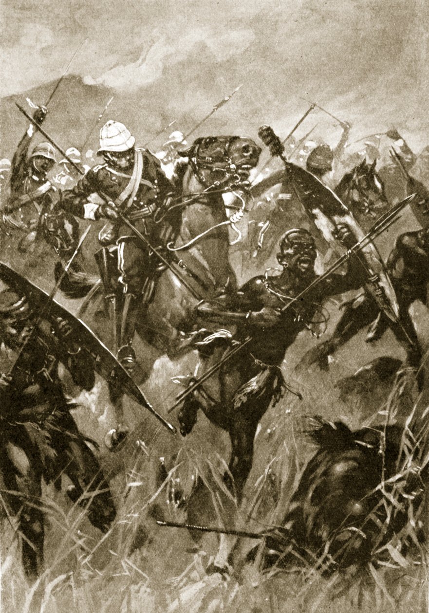 The Charge of the 17th Lancers, 1879. július 4 alkotó: English School