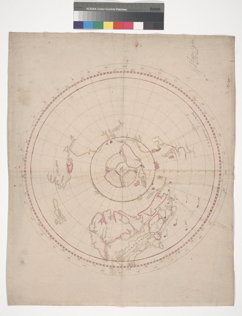 Sir Humphrey Gilbert chartája (toll és tinta papíron) alkotó: English School
