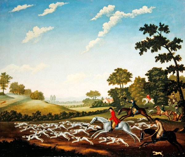 The Chase, 1770 körül (olaj, vászon) alkotó: English School