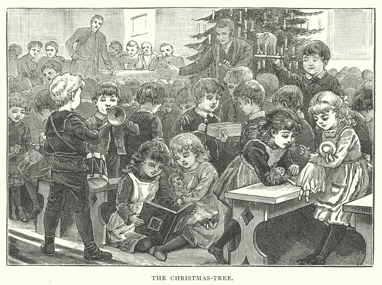 A karácsonyfa (metszet) alkotó: English School