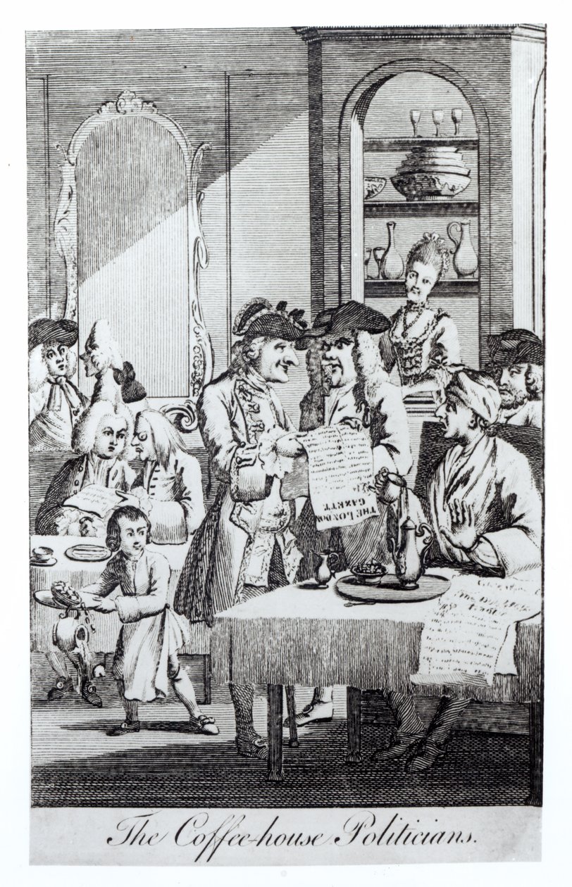 A kávéházi politikusok alkotó: English School
