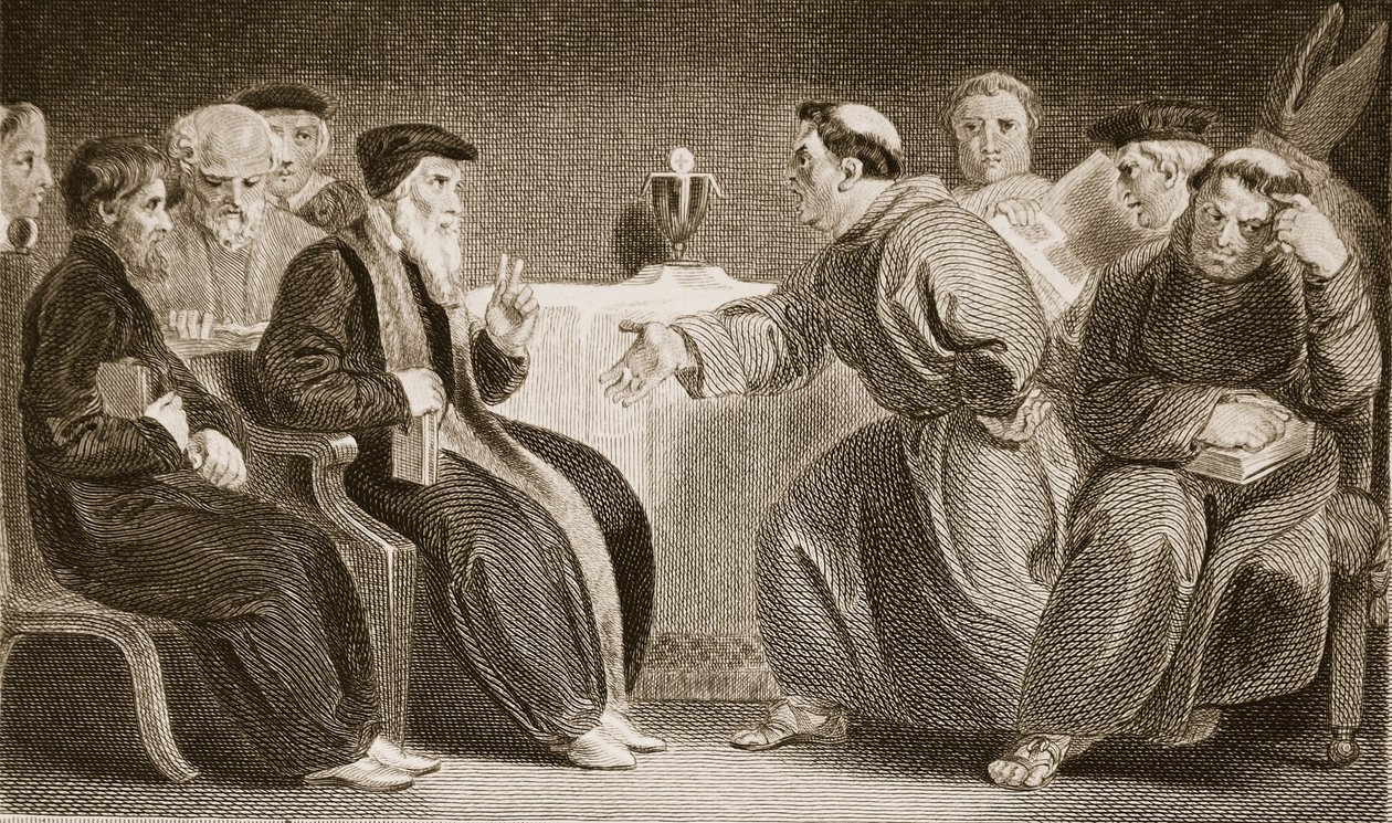 The Convocation at Oxford, illusztráció David Humestól Anglia története, pub. R. Bowyer, London, 1812 alkotó: English School