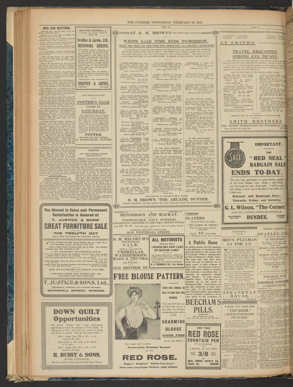 The Courier, 1912. február 28. alkotó: English School