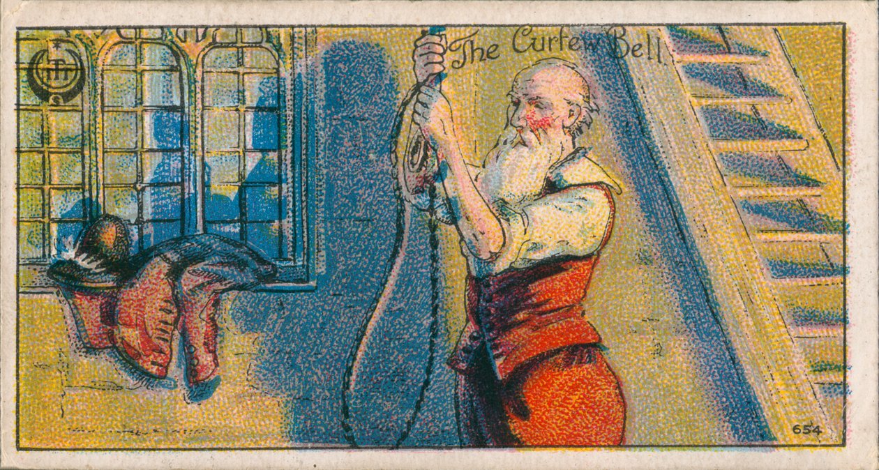 A takarodó harang (kromolito) alkotó: English School