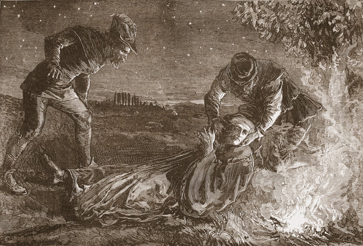 Zwingle halála, illusztráció James Aitken Wylie (1808-1890) „A protestantizmus története” című művéből, pub. 1878 (metszet) alkotó: English School