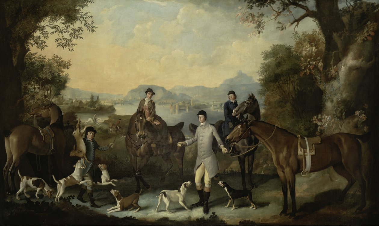 A nyúl halála, 1760-70 körül alkotó: English School