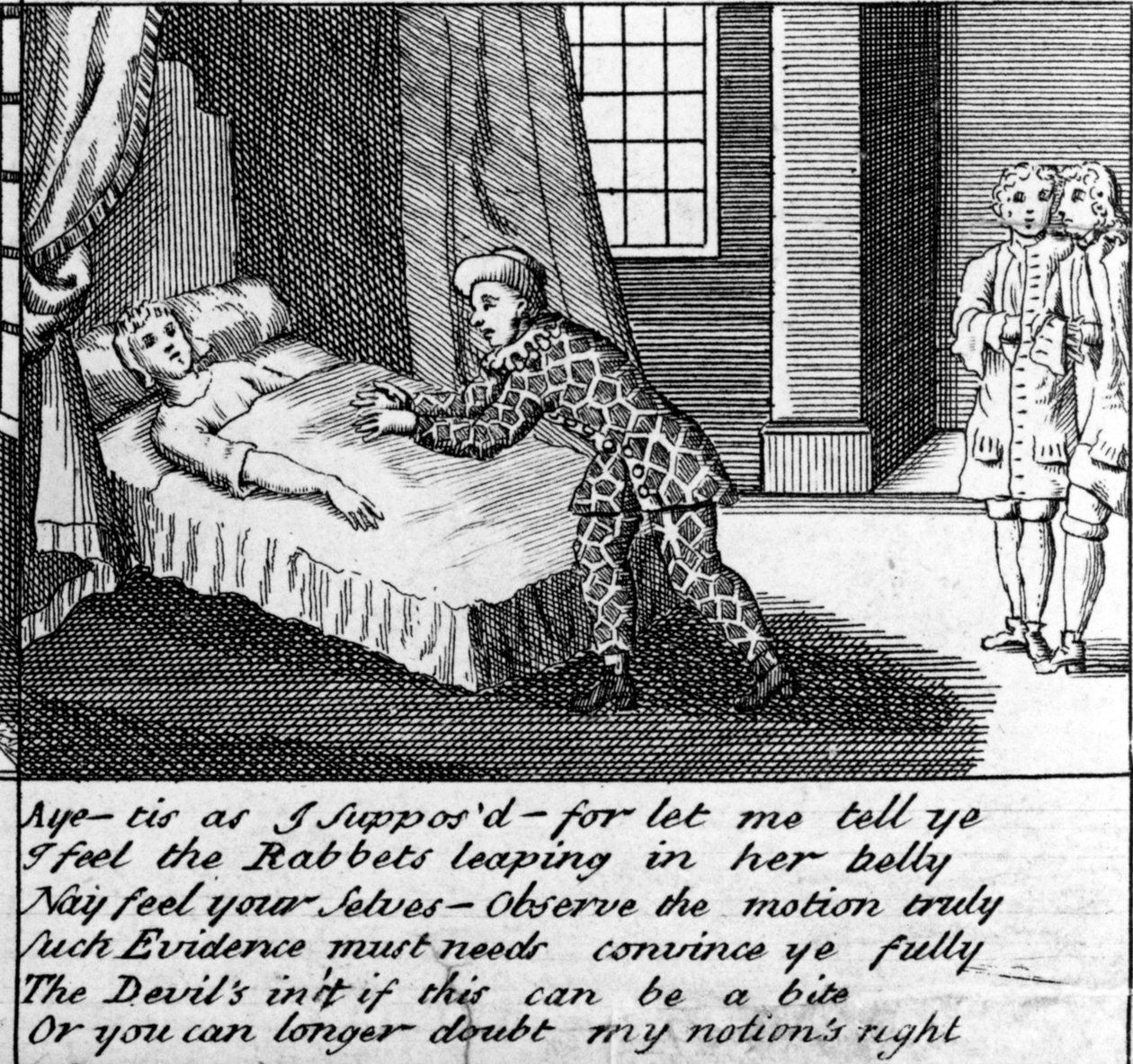 The Doctor in Labour, avagy a New Whim Wham Guildfordból, 1726 körül alkotó: English School