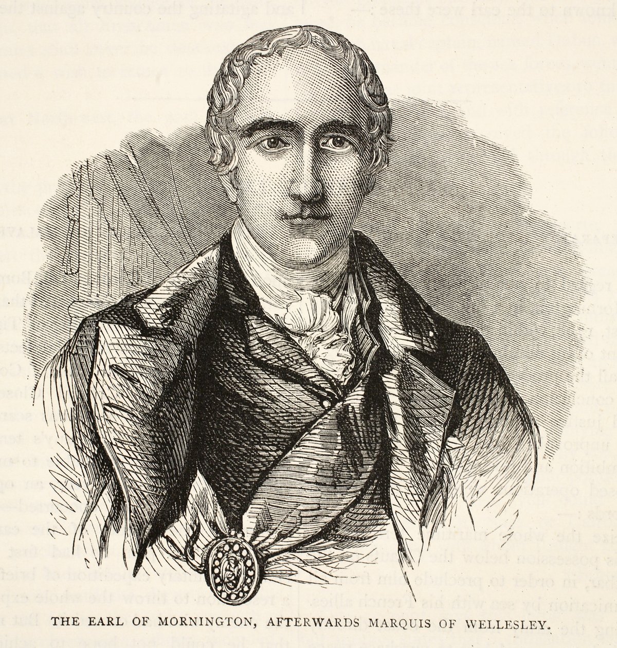 Mornington grófja, majd Wellesley márki, illusztráció a Cassells Illustrated History of India című könyvéből, James Grant, pub. 1879 alkotó: English School