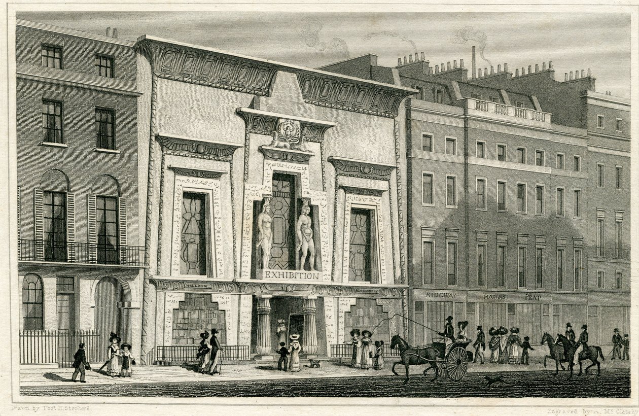 Az egyiptomi terem, Piccadilly alkotó: English School
