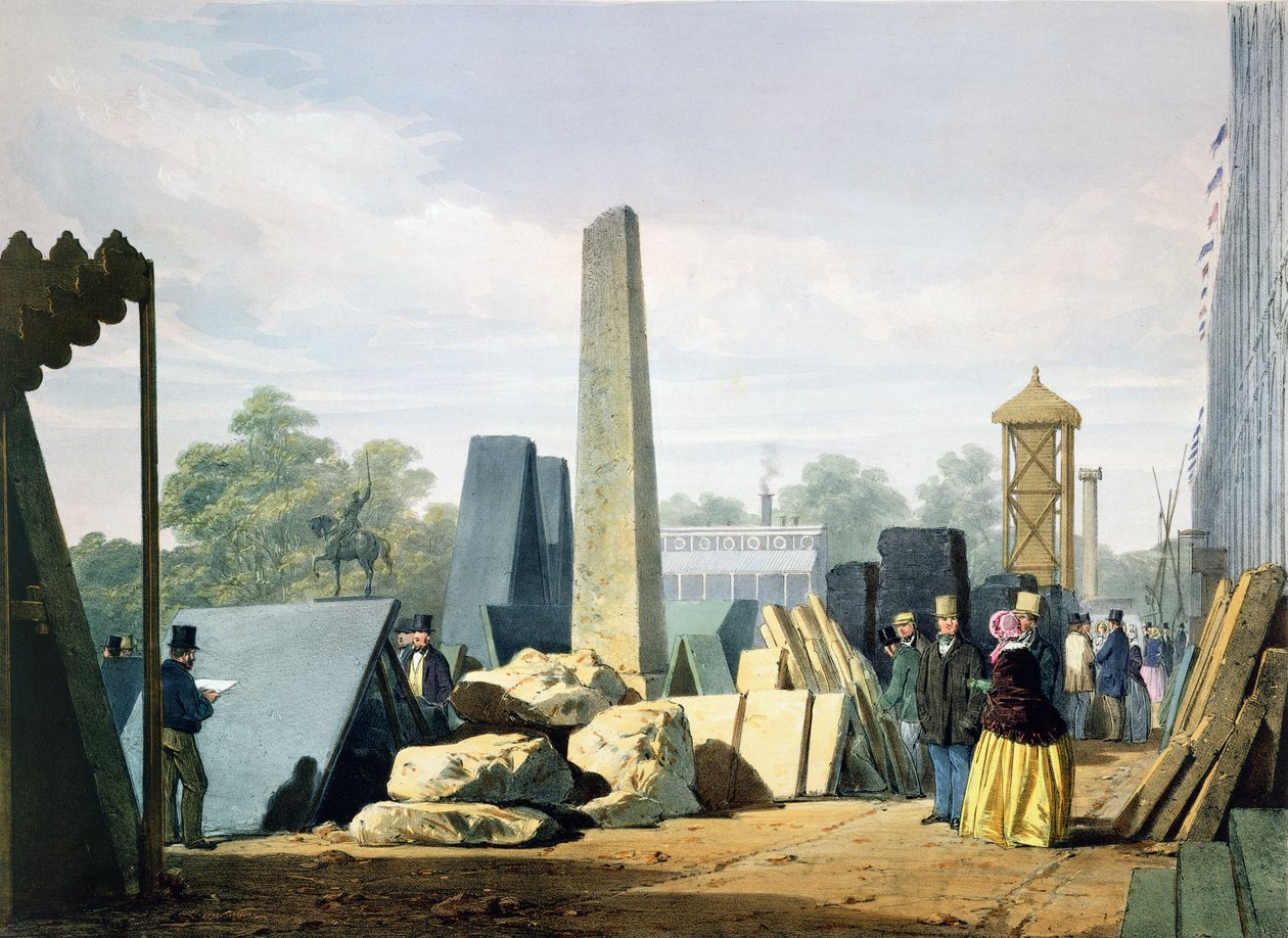 The Exterior, a Dickinsons Comprehensive Pictures of the Great Exhibition of 1851-ből, 1854-ben megjelent alkotó: English School
