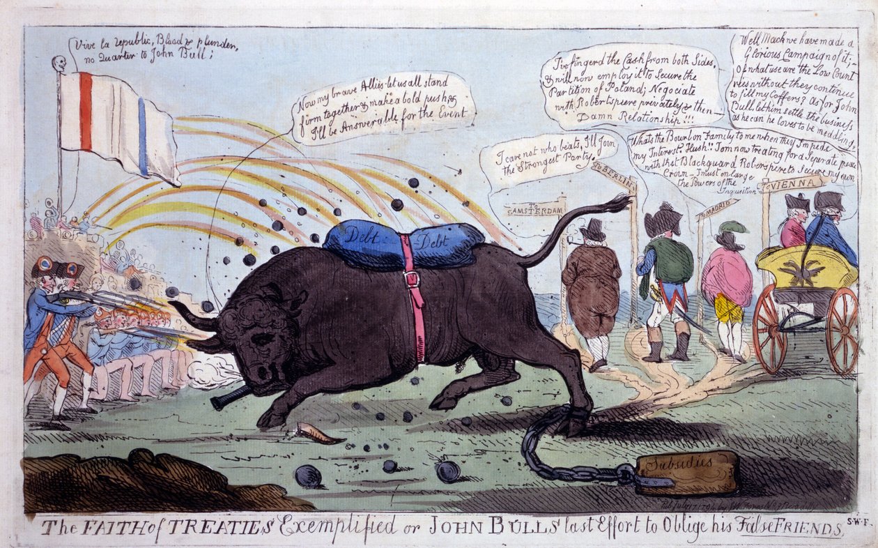 A szerződések hite példaként vagy John Bull utolsó erőfeszítése, hogy kötelezze hamis barátait alkotó: English School