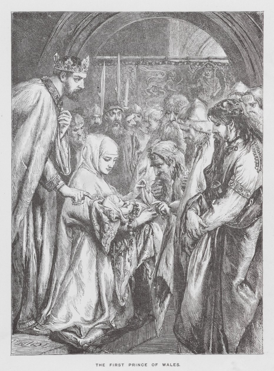 Az első walesi herceg (metszet) alkotó: English School