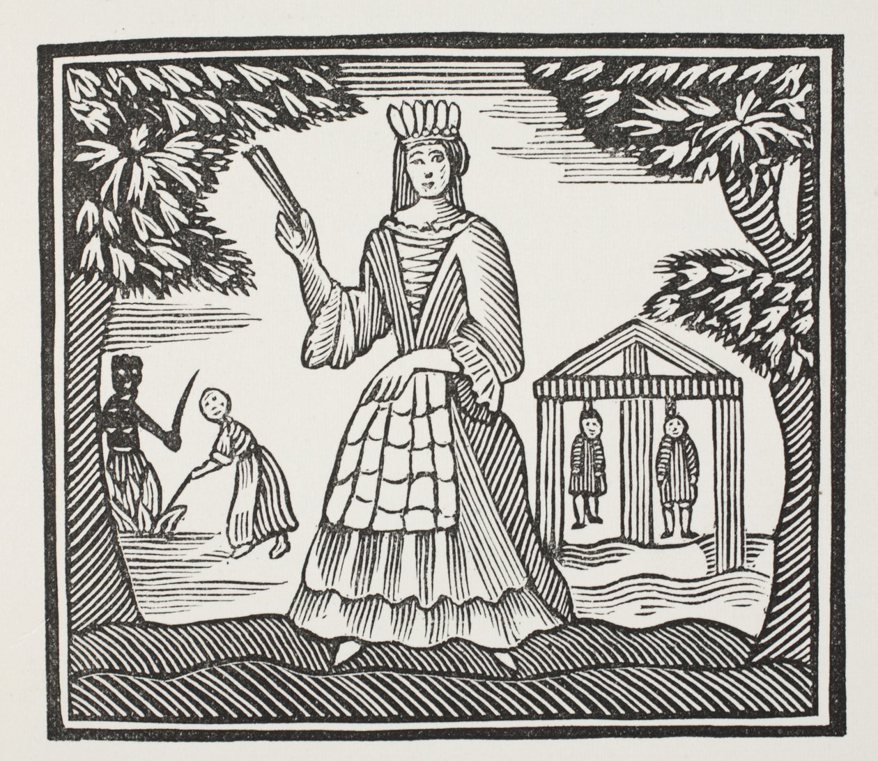The Fortunes and Fortunes of Moll Flanders, aki Newgate-ben született, illusztráció a Chap-books of the Eighteenth Century-ből, John Ashton, pub. 1882 alkotó: English School